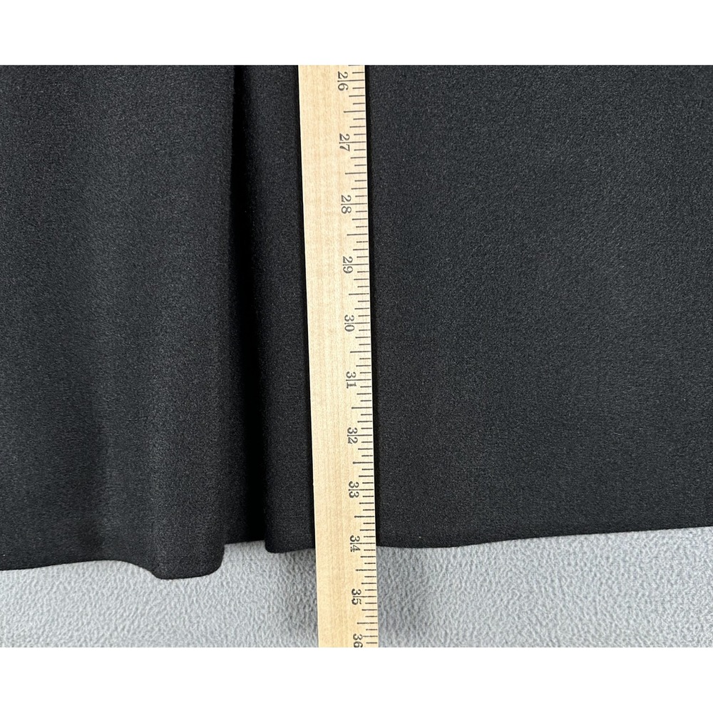Tuckernuck Dress Womens Small Black Blair Bow Coat Pleated A Line Minimalist - Picture 7 of 8
